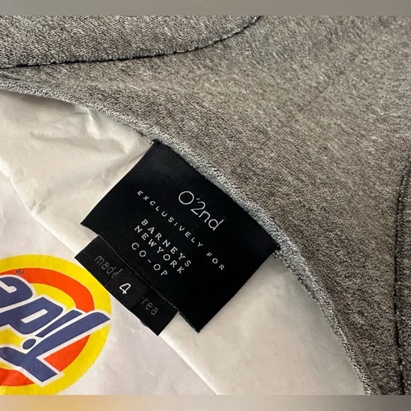 O'2nd Gray V-Neck Midi Dress - Picture 9 of 9